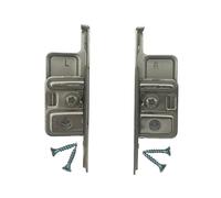 Blum Metabox Lot de 2 supports de fixation avant de tiroir à visser Nickel Droite et gauche