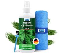 Blum nettoyant AU Parfum pour ecran ÉPICÉA 250 ML + Chiffon Microfibre 30x30 cm - Screen Cleaner - Nettoyage et Nettoyeur TV, Television, Smartphone, Telephone, PC, Laptop, Tablet, Tableau