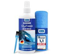 Blum nettoyant AU Parfum pour ecran Ocean Breeze 100 ML + Chiffon Microfibre 30 x 30 cm - Screen Cleaner - Nettoyage et Nettoyeur TV, Television, Smartphone, Telephone, PC, Laptop, Tablet
