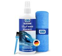 Blum nettoyant AU Parfum pour ecran Ocean Breeze 250 ML + Chiffon Microfibre 30 x 30 cm - Screen Cleaner - Nettoyage et Nettoyeur TV, Television, Smartphone, Telephone, PC, Laptop, Tablet