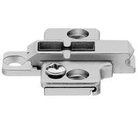 Blum - Plaque de montage ou embase de charniere de meuble en croix-embase de charniere de meuble en croix - Réf..175H9190 - Distance mm.9 -