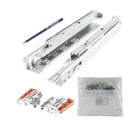 Blum Tandem Kit de glissières de tiroir 500 mm Blumotion avec raccord Blum pratique, capacité de charge maximale 30 kg - 1 paire de glissières de tiroir avec raccord