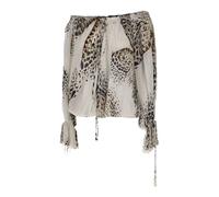 Blumarine - Blouse Georgette - Femme - Blouses et Chemises - Brun - Taille: 40 FR
