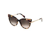 Blumarine - Harmonie de lunettes de soleil sensuelles et romantiques - Femme - Accessoires - Brun - Taille: 55 MM