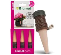 Blumat Lot de 6 piquets d'arrosage classiques pour plantes - Insert auto-arrosant pour pots - Arroseur automatique pour plantes et accessoires pour plantes
