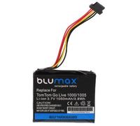 Blumax - 40216 Batterie pour Tomtom - Go Live 1000, 1005, 3.7V, 1050 mAh, Li-Ion (Produit Import)
