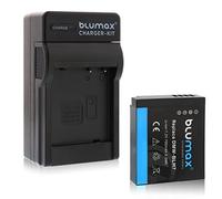 Blumax Batterie 700 mAh 7,2 V 5 Wh + bloc d'alimentation remplace Panasonic DMW-BLH7 / DMW-BLH7E / DMW-BLH7PP compatible avec Lumix DMC-GM1 / DMC-GM5 / DMC-GF7