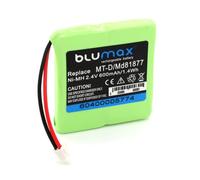 Blumax Batterie compatible avec Medion MD81877, 600 mAh, 5M702BMX, GP0827, GP0845, GPHP70-R05, pour MD82772, MD82877, MD83877, Life S63088 Slim DECT 580