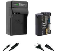 Blumax Batterie compatible avec Nikon EN-EL15 [2040 mAh] + chargeur EN-EL15c EN-EL15b EN-EL15a pour D500 D800 D850 D7200 D7500 - Z8 Z7 II Z6 II Z5 Zf
