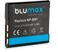 Blumax - Batterie pour Sony NP-BN1/NPBN1 à 600 mAh - Compatible avec Sony Cyber-Shot DSC-QX10/DSC-QX100/DSC-T99/DSC-T110/TF1
