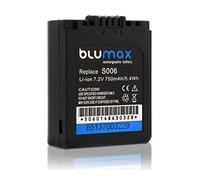 Blumax® CGR-S006E CGR-S006E CGR-S006 s006e S006 750 mAh 7.2 V Batterie Power Pack de remplacement pour Panasonic Lumix DMC-FZ18 DMC-FZ28 DMC-FZ30 DMC-FZ35 DMC-FZ38 DMC-FZ50 DMC-FZ7 DMC-FZ8