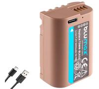 Blumax DMW-BLK22E Batterie compatible avec Panasonic DMW-BLK22 | 2600 mAh - | DMW-BLK22E avec USB Type-C pour Lumix DC - G9 II / GH5 II GH7 / S5 II-X/DC-S9 II S9 II
