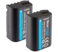 Blumax DMW-BLK22E Lot de 2 batteries compatibles avec Panasonic DMW-BLK22, 2600 mAh, pour Lumix DC, G9 II, GH5 II, GH6, GH7, S5 II-X/DC-S9, DC-S9, II, S9 II
