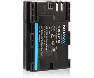 Blumax Prime Batterie pour Canon LP-E6 de Remplacement caméra Lithium-ION, Batterie Haute capacité pour LPE6 avec 2000mAh 7.2V 14.4Wh