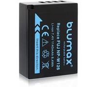 Blumax - Replacement Battery Type Fujifilm NP-W126s/NP-W126 at 1140 mAh