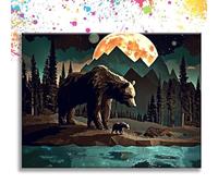 Blume Kat. 2 Malen Nach Zahlen Erwachsene, Malen Nach Zahlen Kinder ab 7, DIY Handgemalt Ölgemälde Kit, Anfänger Painting Kits, Geschenke für Frauen (Ohne Rahmen) Home Zimmer Deko 40x50cm z1s-288