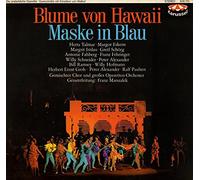 Blume von Hawaii Maske in Blau