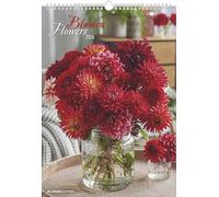 Blumen 2026 - Bildkalender A3 (29,7x42 cm) - Flowers - mit Feiertagen (DE/AT/CH) - Wandkalender - Blumenkalender: Flowers