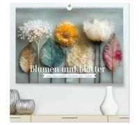 Blumen und Blätter sind das sanfte Lächeln der Natur. (hochwertiger Premium Wandkalender 2027 DIN A2 quer), Kunstdruck in Hochglanz: Getrocknete Blüten und Blätter