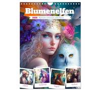 Blumenelfen. Mystische Lichtwesen voller Poesie (Wandkalender 2026 DIN A4 hoch), CALVENDO Monatskalender: Willkommen im magischen Reich der Elfen!