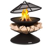 Blumfeldt Braséro Aguilera - Foyer extérieur avec barbecue, 65 cm, acier noir