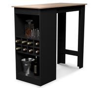 Blumfeldt Bellshill Table de bar comptoir table bar maison