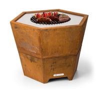 Blumfeldt brasero Hekla 2 en 1 avec fonction gril 60 cm de diamètre construction résistant à l'eau et au gel