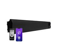 Blumfeldt Cosmic Beam Smart 2400W Chauffage Mural Infrarouge Noir