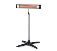Blumfeldt Dark Wave 2000W Chauffage Infrarouge sur Pied Argent