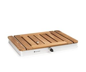 Blumfeldt Douche Exterieur Piscine, Douches de Jardin Portable, Douche Jardin Exterieur, Jet Réglable Jusqu'à 4M, Douche Extérieur Aluminium, Rince Pied Piscine, Douche Extérieure Résistante UV et Gel