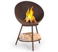 Blumfeldt Fireball 66cm Debout Brasero avec grille Rouiller