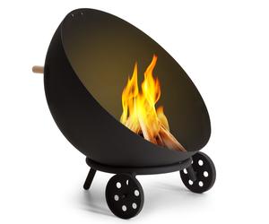 Blumfeldt Fireball 66cm Faible Brasero avec grille Noir