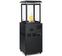 Radiateur à gaz - BLUMFELDT - Flagranti - 8 kW - Noir - Extérieur - Acier inoxydable