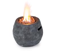 Foyer à gaz - Blumfeldt Andros - 40.000BTU/13kW Couvercle Brûleur en acier inoxydable - Gris Gris G