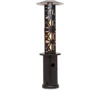 Goldflame Style radiateur de terrasse 11,2 kW vue 360° mobile noir