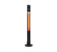 Blumfeldt Heat Guru 2000W Chauffage Infrarouge sur Pied Noir