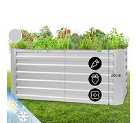 blumfeldt Jardiniere sur Pieds, Espace Potager sur Pied Jardinage Extérieur, Potager Surélevé en Hauteur, Potager Sureleve Exterieur Jardin et Balcon, Bac Potager sur Pied en Acier, 432L, 1,2 m
