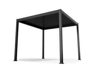 Blumfeldt LuminaHaven 3x3m Pergola Bioclimatique Noir
