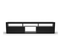 Blumfeldt Meuble TV Bois Elgin 150 x 30 x 40 cm LED multicolores Noir
