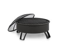 Braséro - BLUMFELDT - Oreos - Ø 75cm - Acier à revêtement pulvérisé - Grille inox - Pare-étincelles amovible