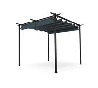 Blumfeldt Pantheon Robust 3x3m Pergola Gris Foncé