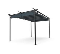 Blumfeldt Pantheon Robust 3x4m Pergola Gris Foncé