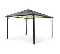 Pantheon Solid Sky Ambient Solar Pergola avec toit 3x4m