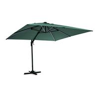 Blumfeldt Parasol de Jardin Extérieur et Balcon Avec Panneaux Solaires, Éclairage LED, Protection UV, Étanche, Réglable et Ajustable - Avec/Sans Base