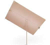 Blumfeldt Parasol Flex Garden 180x130 cm Jardin Exterieur, Panneaux Solaires, Lumières LED WiFi, Protection UV, Etanche, Hauteur-Angle Base