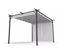 Blumfeldt Pavillon Pantheon Pergola 3x4 m résistant aux intempéries acier thermolaqué