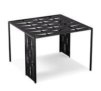 Blumfeldt Blumfeldt Shade Cove Pergola en toile 3x3 m Parois latérales thermolaqué résistant aux intempéries Noir