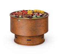 Blumfeldt Pompeji Brasero avec gril Brasero Barbecue pare-étincelles anti-basculement robuste 60 cm