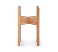 Blumfeldt Porte-Plantes Zeist 2 Hauteurs Combinables Design Emboîtable Finition Naturelle Multicolore