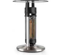 Blumfeldt Primal Heat 65 Table de bistro chauffante 65cm - Tubes de carbone infrarouge - Chauffage 1200W - Eclairage LED G